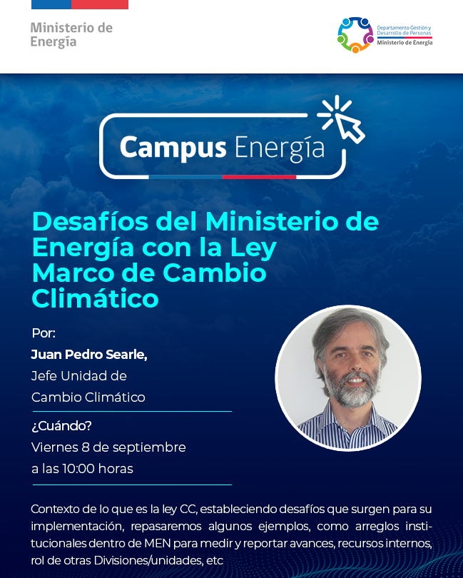 Desafíos del Ministerio de Energía con la Ley Marco de Cambio Climático